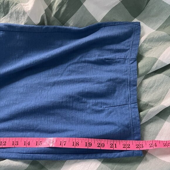 CutLoose Cut Loose Pants Womens XS Blue Linen Blend Cropped Barrel Leg - Picture 11 of 12